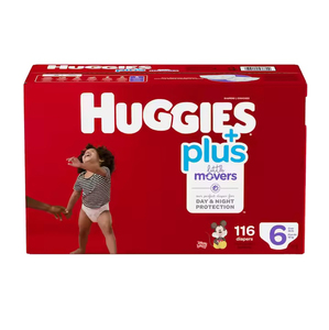 Pañales para bebé Huggies Little Movers, tamaño 5, 100 Ct - Product Image 1