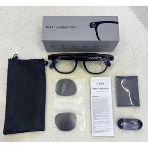 Lunettes intelligentes Cy01 avec double caméra 1080P, assistant IA, connectivité Wi-Fi, résistance à l'eau IPX4, monture en métal - Product Image 2