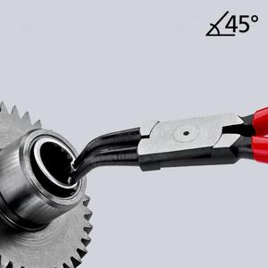 Alicates para Anillos de Retención Knipex con Acabado Anodizado Negro y Cabeza Pulida para Anillos de Retención Internos en Orificios - Product Image 2
