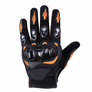 Invierno cómodo dedo completo PU cuero moto guantes a prueba de viento motocicleta montar bicicleta guantes - Product Image 4