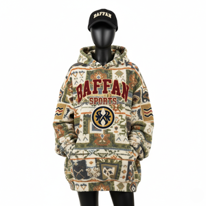 Sweat à capuche en molleton surdimensionné pour femme 340 GSM pull d'hiver doux et chaud avec logo personnalisé brodé confortable Streetwear sweats à capuche pour femmes - Product Image 1