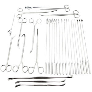 ชุดเครื่องมือผ่าตัดสแตนเลสเกรดพรีเมียมสำหรับการผ่าตัดถุงน้ำดีด้วยมือ เครื่องมือคุณภาพสูง - Product Image 1