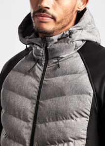 Veste d'hiver personnalisée Veste matelassée unisexe en coton épais avec capuche Veste matelassée imprimée pour hommes et femmes Vente en gros - Product Image 4