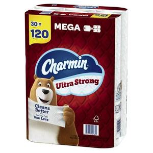 CharminUltra Strong Toilet Paper Mega Roll, 242 hojas por rollo, 30 unidades - Product Image 1