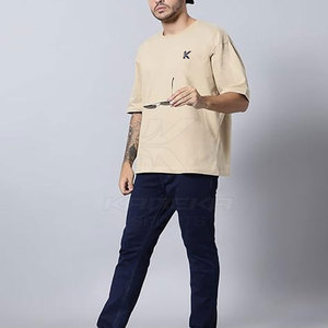 Camiseta Extra Grande para Hombre, Corte Regular Premium, Estilo Urbano, 100% Algodón, Transpirable, de Secado Rápido, Cómoda, para Uso Diario Informal - Product Image 3