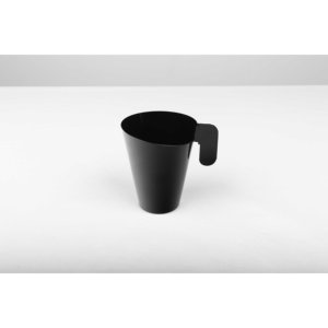 Tasses à cappuccino noires en PS, lot de 12, B2B - Product Image 1