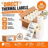 Etiquetas de Rollo de Papel Térmico Continuo Evergreen de 20 mm x 40 mm, 50 x 30, Personalizadas, Directas, de 66 mm x 26 mm