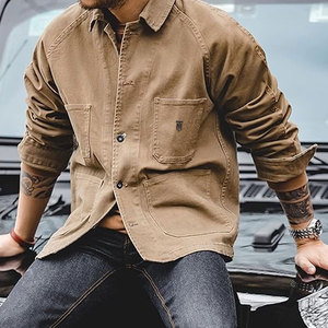 Ropa de alta calidad, chaqueta de gamuza, ropa de invierno para hombres, chaqueta de gamuza personalizada, chaqueta de hombre de nuevo diseño - Product Image 3