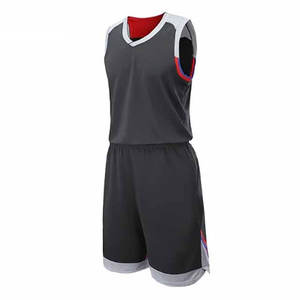 Ensembles de maillots de basket-ball pour hommes adultes respirants 100% polyester Design professionnel Antibactérien Séchage rapide Personnalisable Équipe - Product Image 3