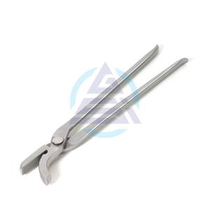Farrier Hoof Clinchers de acero inoxidable, Tong, Piers 13 "Suministros veterinarios multiusos Clincher de uñas - Product Image 1
