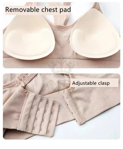 Camiseta sin mangas para mujer, corsé para gimnasio, Sujetador deportivo, Top corto de realce, sujetador de Fitness, ropa deportiva Sexy transpirable para correr - Product Image 5