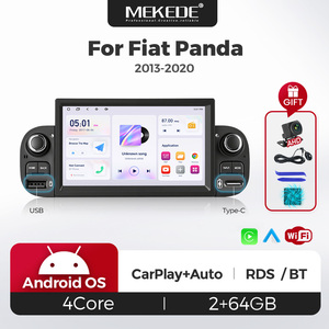 Autoradio MEKEDE <span class=keywords><strong>Serie</strong></span> K 4/8 Core Android 15 con Car Play per Fiat <span class=keywords><strong>Panda</strong></span>, RDS, GPS e Supporto Telecamera Posteriore - Product Image 1