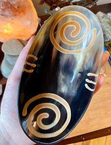 Artisanat Javed Bol de service en corne d'agate polie Design de style animal unique pour la maison Décoration nautique de la maison Fabriqué en Inde - Product Image 3