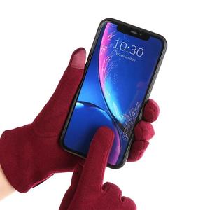 Chine Vente en gros de gants et mitaines en acrylique Gants de travail de jardin en pointillés Sécurité en tricot à pois en latex à écran tactile pour un usage quotidien en plein air - Product Image 4