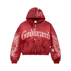 Sudadera con capucha clásica personalizable OEM 100% de alta calidad para hombre 280-300 Gsm Fleece (mezcla de algodón y poliéster) con forro digital - Product Image 3