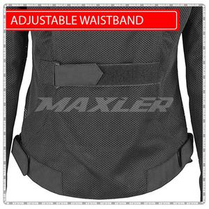 Veste d'été de moto pour femmes avec panneaux en maille respirante Armure approuvée CE Doublure imperméable détachable - Product Image 6