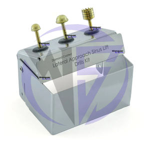 Kit de Cirugía de elevación de senos nasales, juego de fresas de diamante Dental, Crestal y enfoque lateral, herramientas de acero inoxidable, kit de fresas de implantes óseos Wenquar - Product Image 2