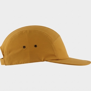 Casquette de cycliste unisexe 5 panneaux en toile de coton jaune moutarde, respirante, imperméable, pour le quotidien, printemps-été, ajustable pour adulte - Product Image 4