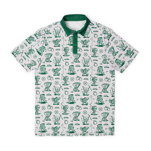 Camiseta de manga corta para hombre, camiseta Polo, tejido de algodón transpirable, diseño elegante, logotipo personalizado, ropa de calle informal directa de fábrica, OEM - Product Image 1
