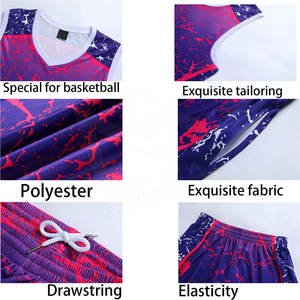 Ropa deportiva de baloncesto de poliéster duradero personalizable, uniforme transpirable y de talla grande, última ropa de equipo para deportes - Product Image 6