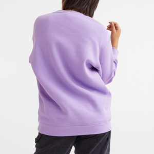 Sudadera de lana de algodón para mujer, Sudadera con cuello redondo, Jersey informal, sudadera con estampado personalizado para mujer - Product Image 6