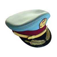 Gorra Azul de las Fuerzas Armadas Soviéticas Rusas, Estilo FRG, Visera, Ajuste Cómodo, Ajustable, Alta Calidad, Unisex, para Negocios