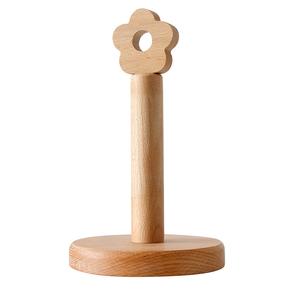 Portarrollos de papel tisú de madera de nogal para eventos en casa y Decoración de mesa de boda soportes de rollo de papel tisú - Product Image 5