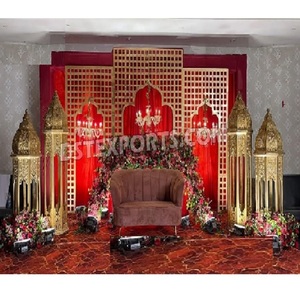 Décor de Sangeet de style marocain musulman pour la mise en scène mariage arabe thème Heena décor de scène pakistanais Nikah Mehndi décor de scène - Product Image 1