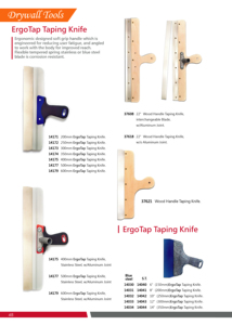 Straight <b>Edge</b> Putty Knife Stainless Steel Blade For Drywall Putty Smoothing DIY Tools - Product Image 6