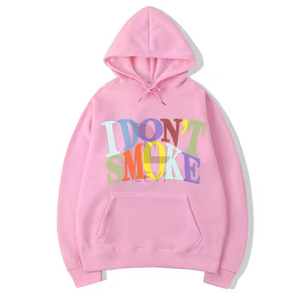 Nouvel arrivage de sweats à capuche à impression bouffante de qualité supérieure, vêtements d'hiver confortables et décontractés avec broderie 3D, coton mélangé de base - Product Image 3