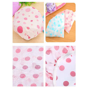 Lot de 2 bonnets de douche jetables en plastique monocouche, imperméables, pour séchage des cheveux et protection anti-huile, également utilisables comme couvre-chef de cuisine - Product Image 4