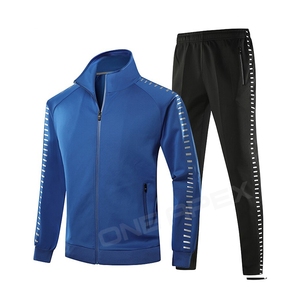 Conjunto de chándal de 2 fotos para hombre, moda, tira reflectante, Sudadera con capucha de primavera para hombre, pantalones, chándal deportivo - Product Image 6