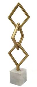 Sculpture abstraite moderne en aluminium décorations de Noël accessoires de décoration d'intérieur sculpture en aluminium décor de chambre - Product Image 5