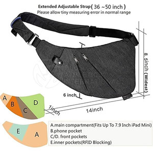 Sac à bandoulière haut de gamme avec tissu doux au toucher et sac à bandoulière 2025 de haute qualité - Product Image 3