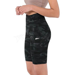 High Waist Women Yoga Shorts Breathable Quick Dry Stretch <b>Fit</b> Comfortable Workout Gym Wear for Fitness Training Daily Exercise - Product Image 2