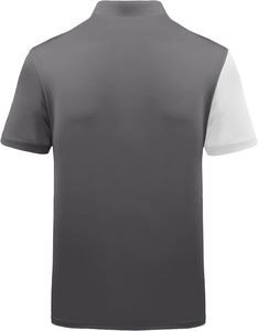 เสื้อโปโลผู้ชายแขนสั้นผ้าน้ำหนักเบาพิมพ์ซับลิเมชันออกแบบได้ตามต้องการเสื้อฟุตบอลกีฬา - Product Image 2