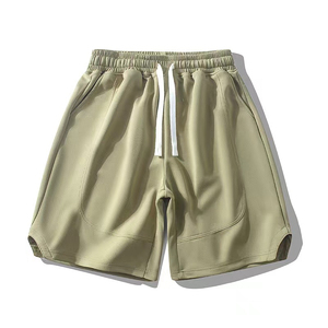 กางเกงขาสั้นผ้าฝ้ายแบบเชือกรูดสำหรับผู้ชายกางเกงขาสั้นสำหรับใส่ลำลองทำจากผ้าฝ้ายทำจาก2025 - Product Image 2