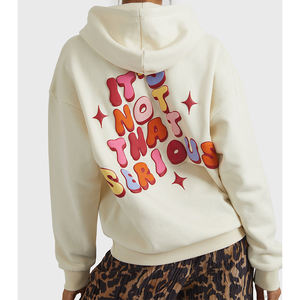 Sudadera con capucha para mujer, sudadera holgada con agujeros y hombros caídos, sudaderas con capucha informales de color claro para mujer, sudaderas con capucha de gran tamaño para mujer - Product Image 1