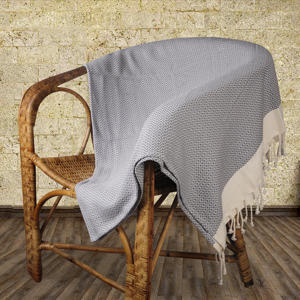 Toalla de playa de baño gris oscuro Pestimal de 100% algodón, tejido de secado rápido para gimnasio, Baby Shower, lino, Cara de bambú, regalo para niños - Product Image 3