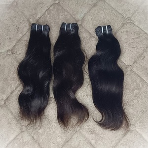 ผมต่อจากผมมนุษย์แบบเรมี่ผมธรรมชาติขนาด16นิ้วสไตล์คลื่นในชัยปุระ - Product Image 1