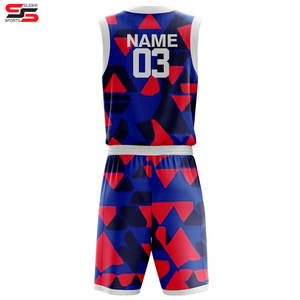 Uniforme de baloncesto para hombre con logotipo personalizado de la mejor calidad y último estilo, ropa deportiva al por mayor, uniformes de baloncesto para hombre de Color sólido - Product Image 2