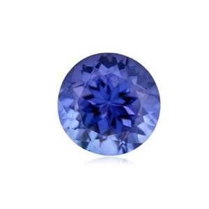 Tanzanite bleue naturelle de forme ronde 4mm pierre précieuse en vrac calibrée par coupe à facettes pour des bijoux - Product Image 3