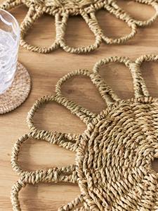 Manteles individuales de Vieira de algas marinas naturales, productos ecológicos hechos en Vietnam, decoración de mesa al por mayor - Product Image 3