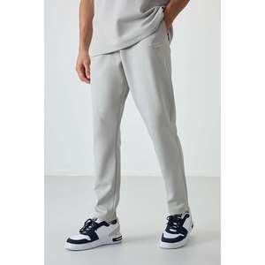 Ensemble de survêtement pour homme en coton épais texturé, coupe oversize, brodé - 85252 - Stone/rock - Product Image 6