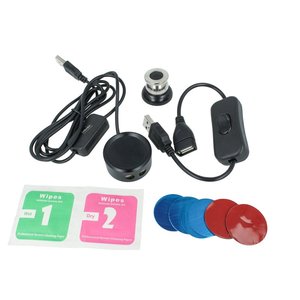 Lampada da soffitto stella Laser USB cielo stellato rosso blu atmosfera decorativa per la casa di auto con interruttore auto e moto/luci e - Product Image 1