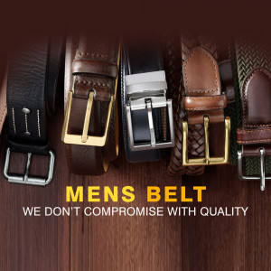 Cinturón informal personalizado para mujer al por mayor, piel de vaca auténtica de alta calidad, acero duradero, respetuoso con el medio ambiente, ligero - Product Image 5