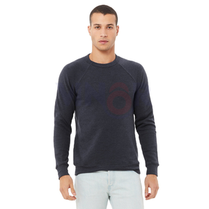 Pull-over à col rond personnalisé pour hommes, sweat-shirt tricoté à manches longues avec motif imprimé de logo brodé uni 100% coton pour l'hiver - Product Image 6
