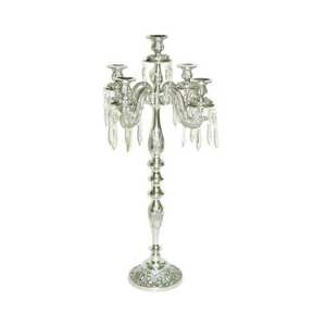 Elegante nuevo soporte de vela de Navidad de aluminio superventas antideslizante centro de mesa decorativo portavelas votivo - Product Image 5