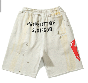 Shorts Cargo Respirants Personnalisés en Gros pour Hommes Grandes Tailles, Style Urbain, Été, en Polyester Coton French Terry, Effet Délavé à l'Acide - Product Image 3