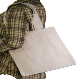 Bolsa grande de algodón orgánico para compras diarias ecológica reciclada gimnasio playa lona nueva moda bolsillo logotipo personalizado Yoga bolsa de mano - Product Image 6